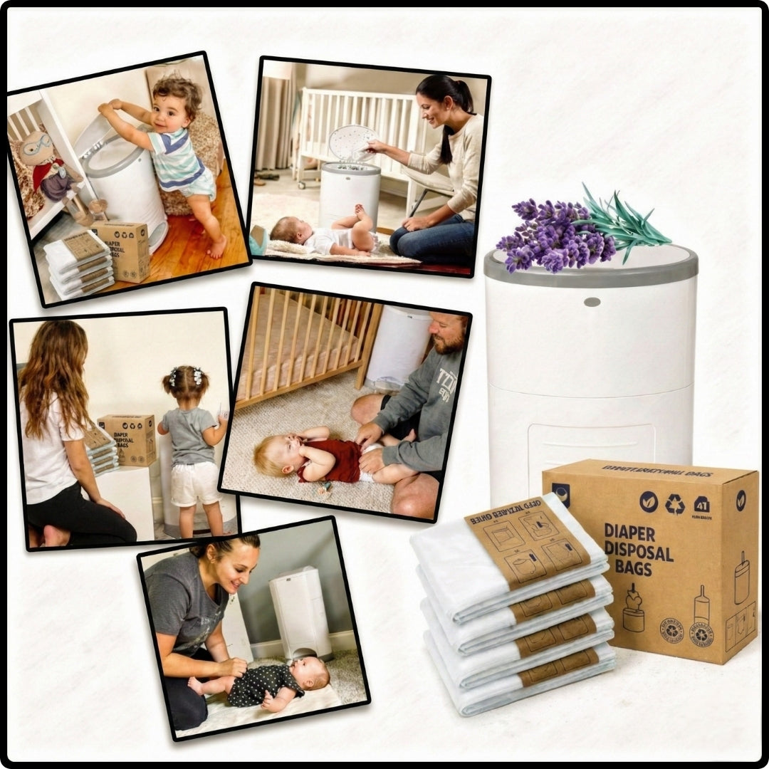 UMKA Diaper Pail Bags – White Soap Scented (16L)