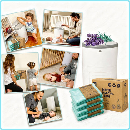 UMKA Diaper Pail Bags – Ocean Scented (16L)