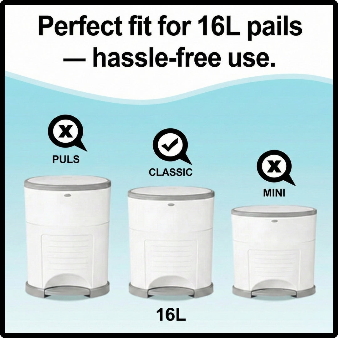 UMKA Diaper Pail Bags – White Soap Scented (16L)