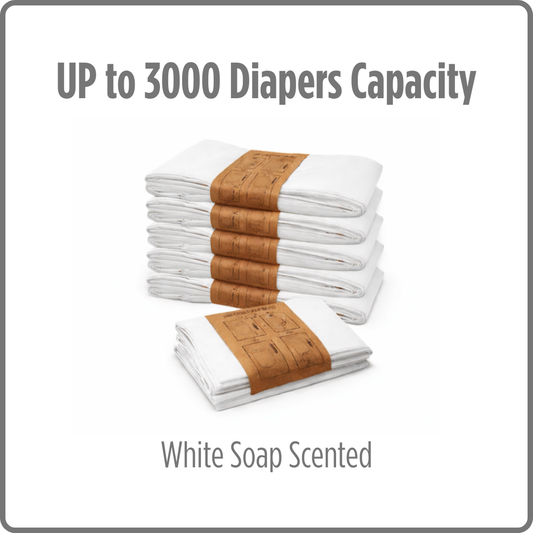 UMKA Diaper Pail Bags – White Soap Scented (16L)