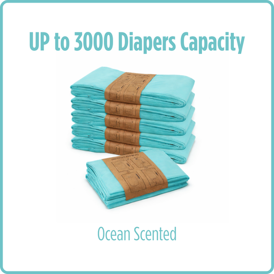 UMKA Diaper Pail Bags – Ocean Scented (16L)